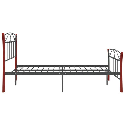 Bettgestell Schwarz Metall