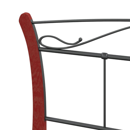 Bettgestell Schwarz Metall