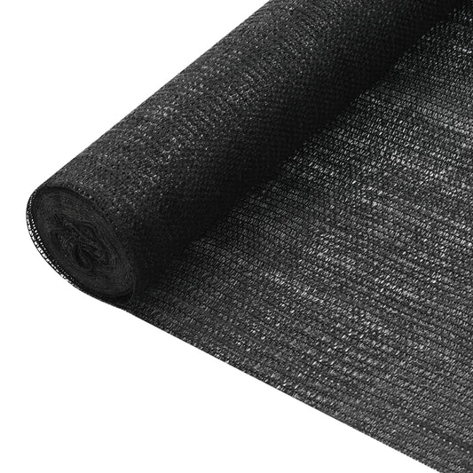 Zaunblende Schwarz 1X50 M Hdpe 75 G/M² Anthrazit