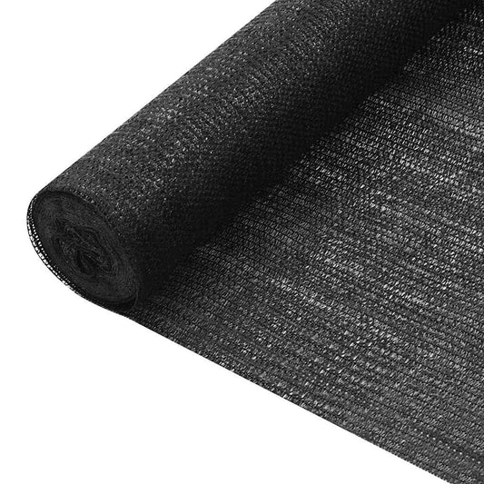 Zaunblende Schwarz 1,2X50 M Hdpe 75 G/M²