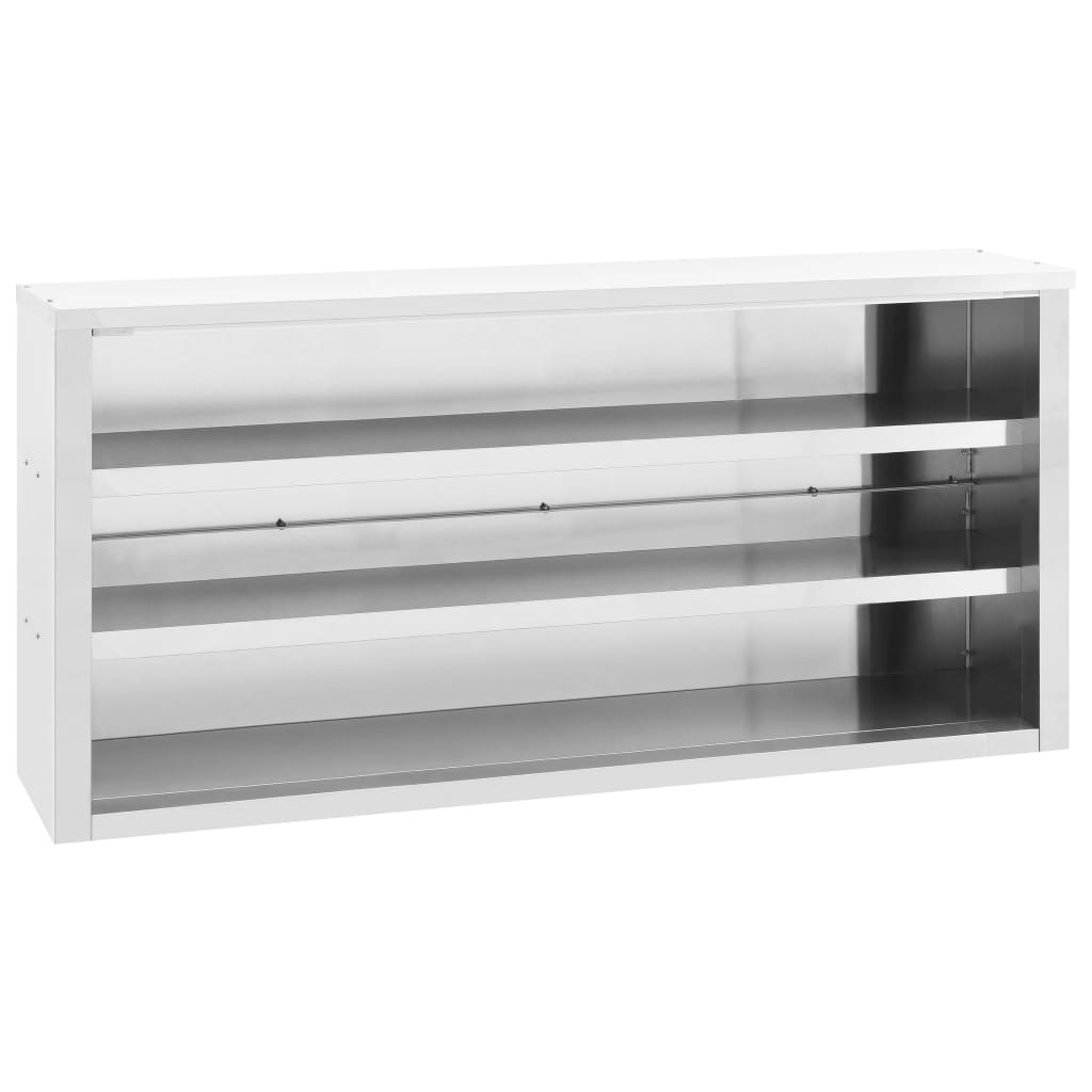 Wandhängeschrank Edelstahl