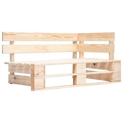 -Palettensofa Mit Kissen Imprägniertes Kiefernholz Beige