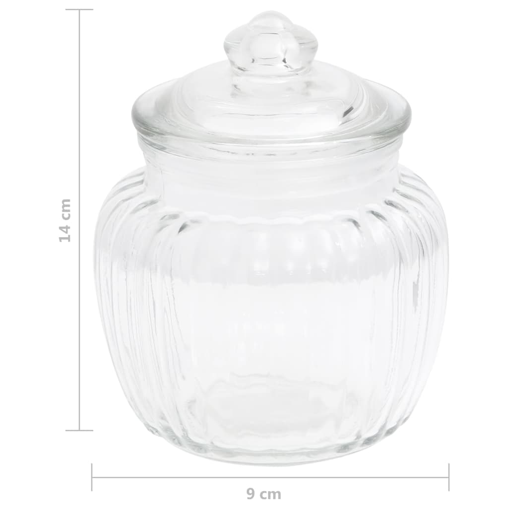 Vorratsgläser 4 Stk. 500 Ml Glas