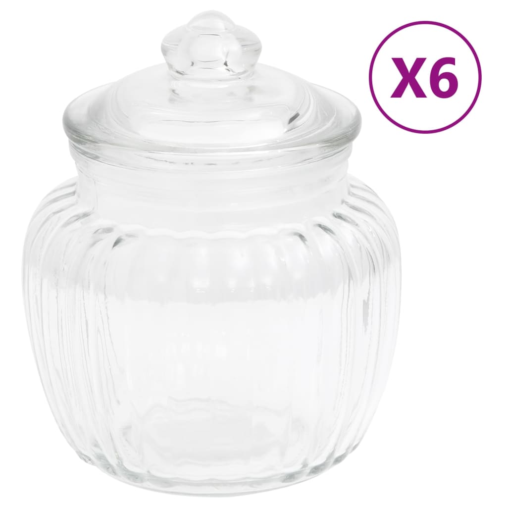 Vorratsgläser 4 Stk. 500 Ml Glas