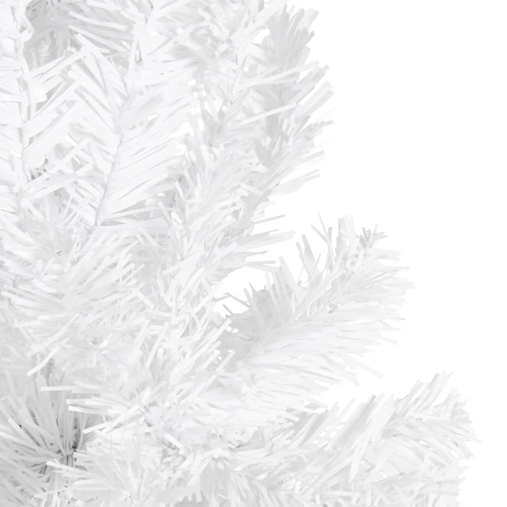 Schlanker Weihnachtsbaum Weiß 210 Cm