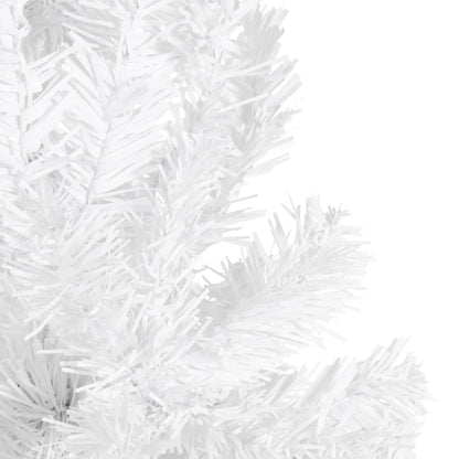 Schlanker Weihnachtsbaum Weiß 210 Cm