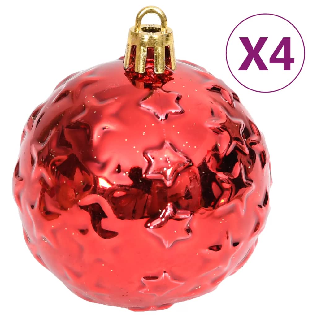 70-Tlg. Weihnachtskugel-Set En Und Rot