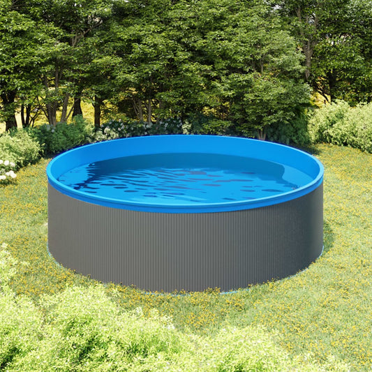 Planschbecken Mit Einhängeskimmer Und Pumpe 350X90 Cm