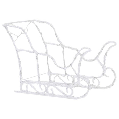 Weihnachtsdekoration Rentiere & Schlitten 280X28X55 Cm Acryl