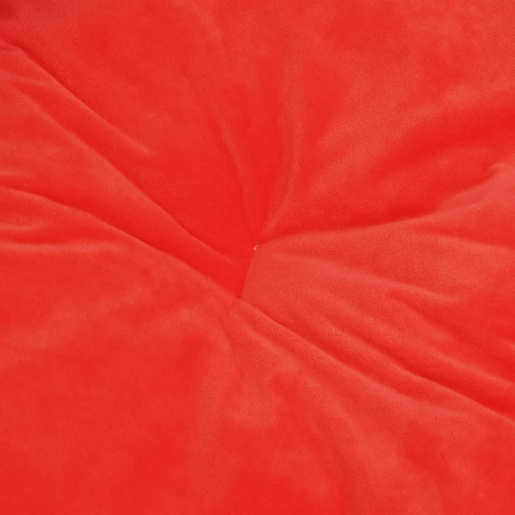 Hundebett Schwarz- 90X79X20 Cm Plüsch Und Kunstleder