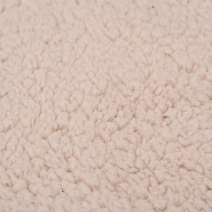 Hundematratze Ergonomisch 90X64 Cm Leinenoptik Fleece Grau