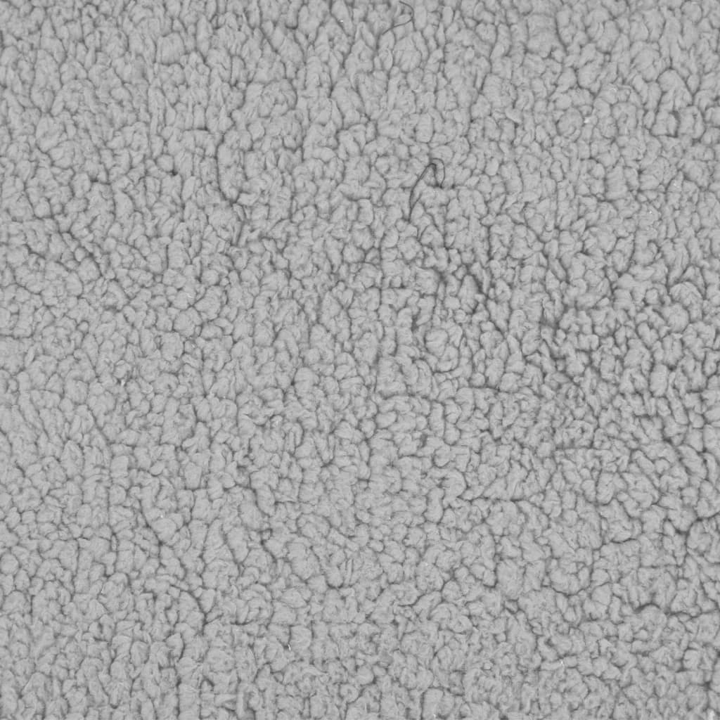 Hundematratze Ergonomisch 60X42 Cm Leinenoptik Fleece