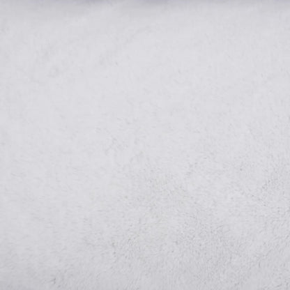 Hundebett Dunkelgrau-Weiß 65X50X20 Cm Fleece Leinenoptik