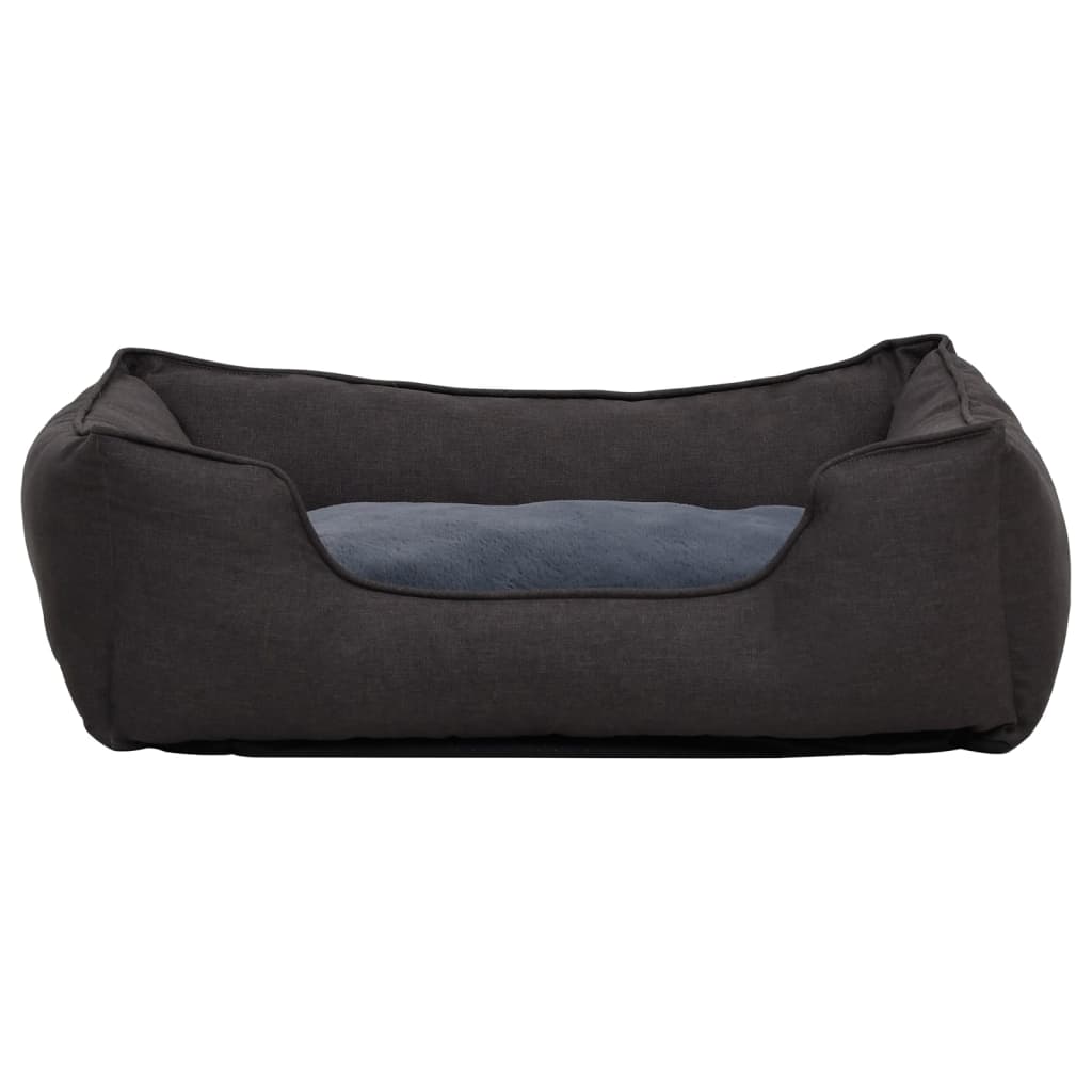Hundebett 110,5X80,5X26 Cm Fleece Leinenoptik
