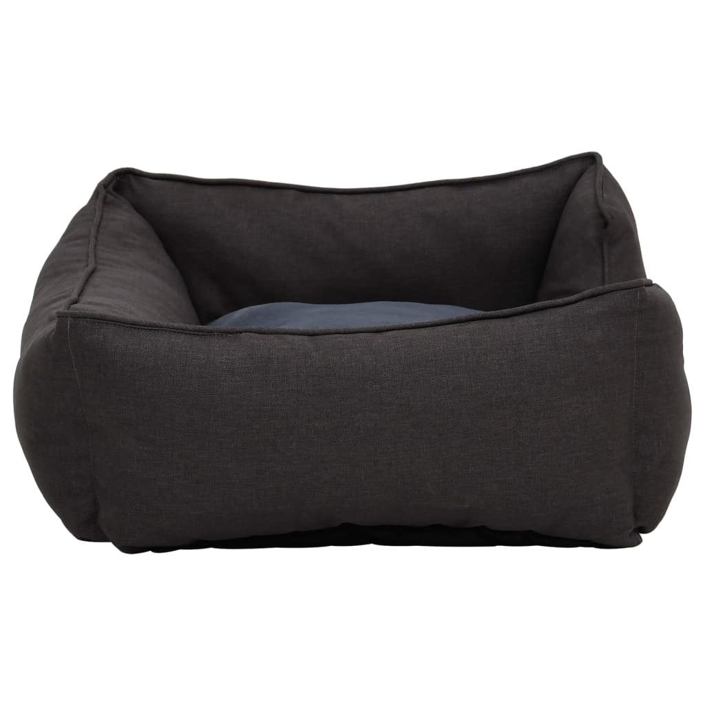 Hundebett 110,5X80,5X26 Cm Fleece Leinenoptik