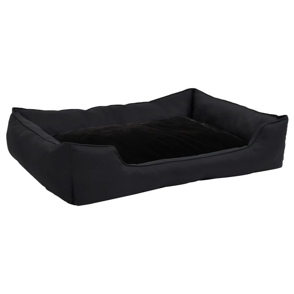 Hundebett 85,5X70X23 Cm Fleece Leinenoptik