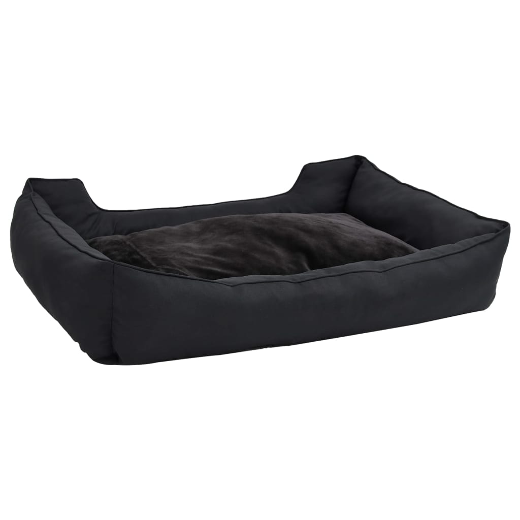 Hundebett 85,5X70X23 Cm Fleece Leinenoptik