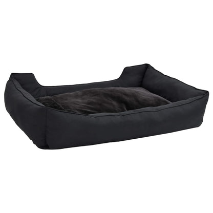 Hundebett 85,5X70X23 Cm Fleece Leinenoptik