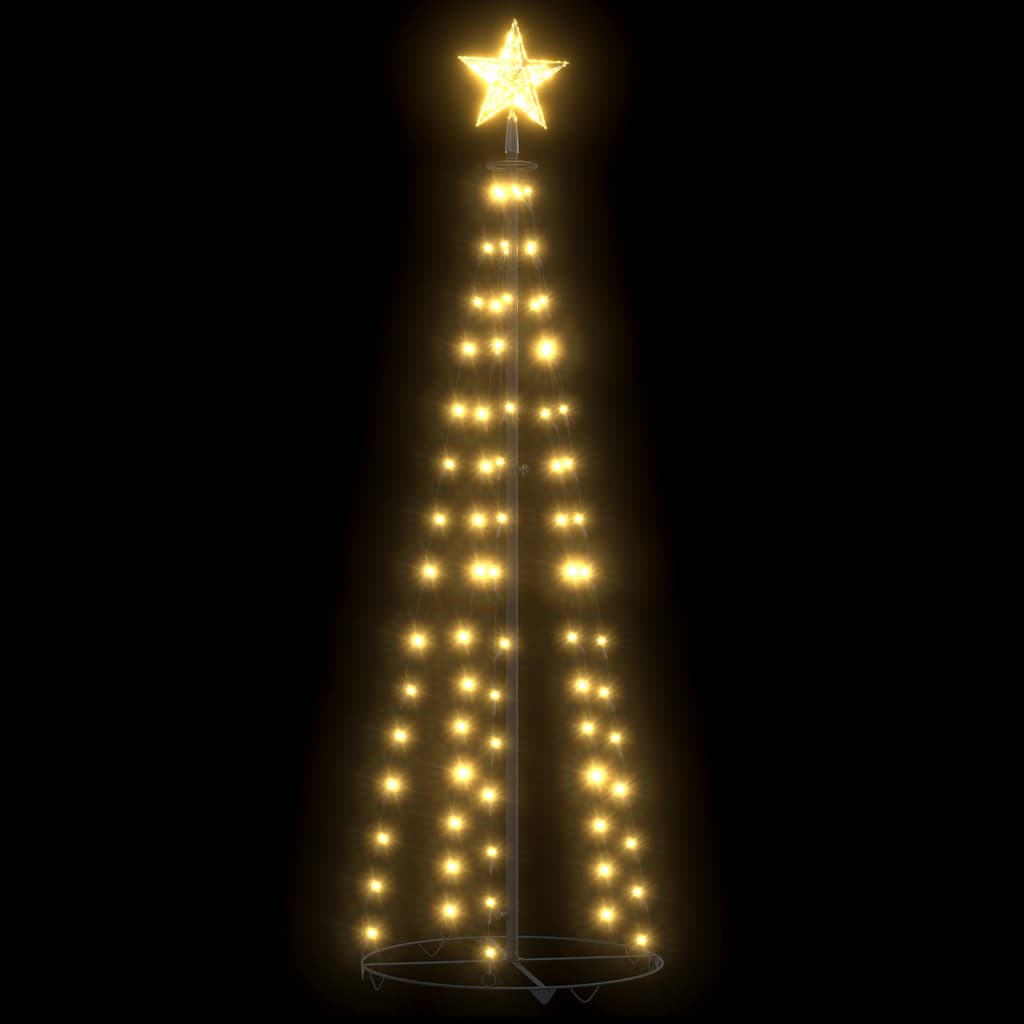 Weihnachtsbaum Kegelform 70 Leds Deko 50X120 Cm Warmweiß
