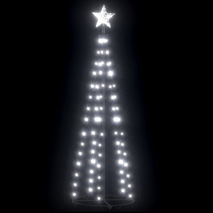 Weihnachtsbaum Kegelform 84 Leds Deko 50X150 Cm Kaltweiß