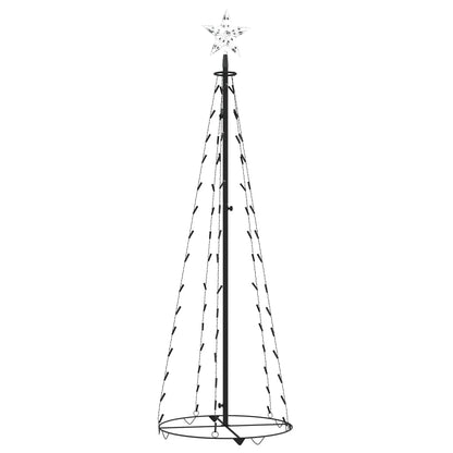 Weihnachtsbaum Kegelform 84 Leds Deko 50X150 Cm Kaltweiß