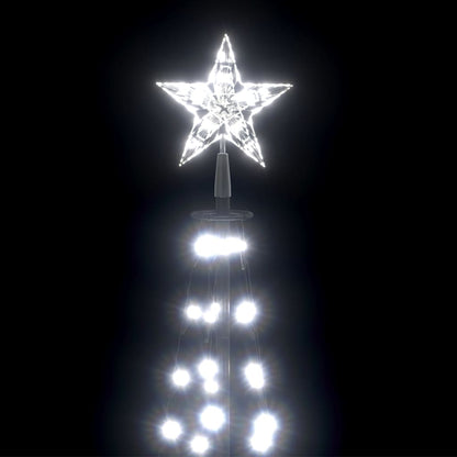 Weihnachtsbaum Kegelform 84 Leds Deko 50X150 Cm Kaltweiß