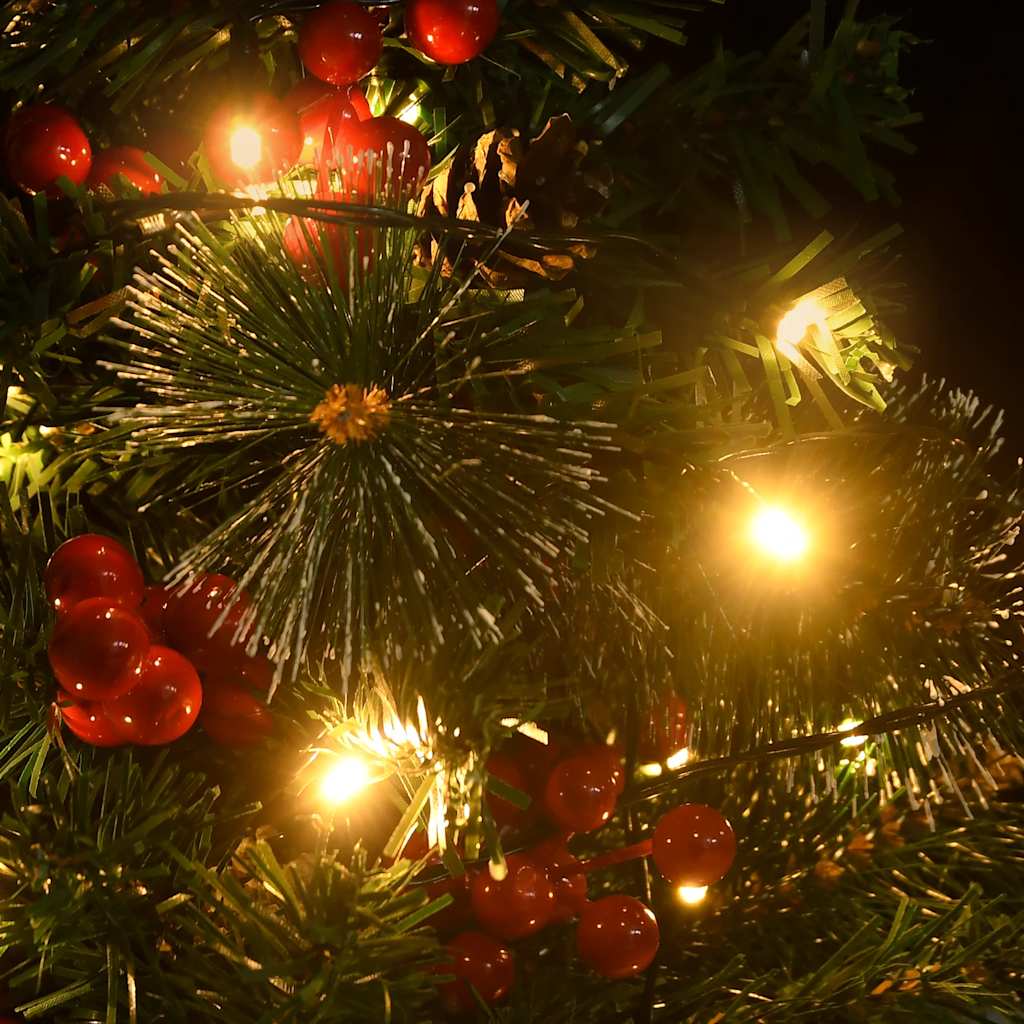 Künstlicher Weihnachtsbaum Mit Beleuchtung 2 Stk. Outdoor