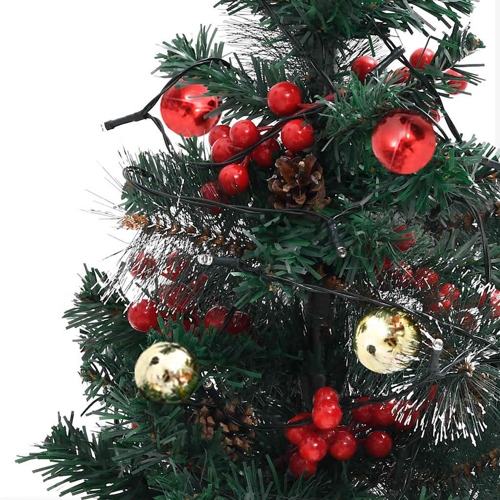 Künstlicher Weihnachtsbaum Mit Beleuchtung 2 Stk. Outdoor