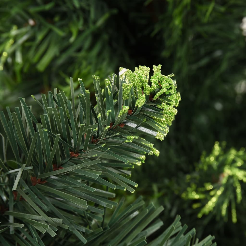 Künstlicher Weihnachtsbaum Mit Beleuchtung & Zapfen 210 Cm
