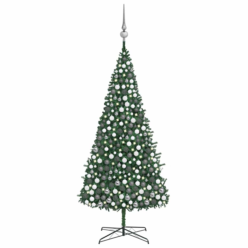 Künstlicher Weihnachtsbaum Beleuchtung & Kugeln Leds 400Cm Grün