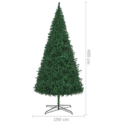 Künstlicher Weihnachtsbaum Beleuchtung & Kugeln Leds 400Cm Grün