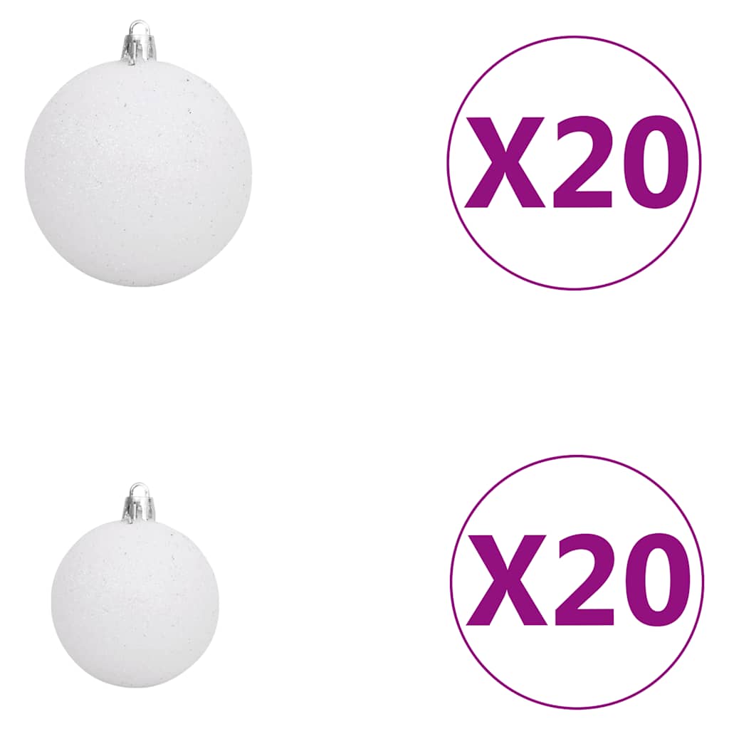 Künstlicher Weihnachtsbaum Beleuchtung & Kugeln Leds 400Cm Grün
