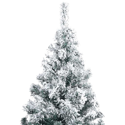 Künstlicher Weihnachtsbaum Mit Beleuchtung & Kugeln Grün 240 Cm