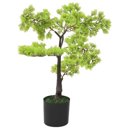 Künstlicher Bonsai Zypresse Mit Topf Grün