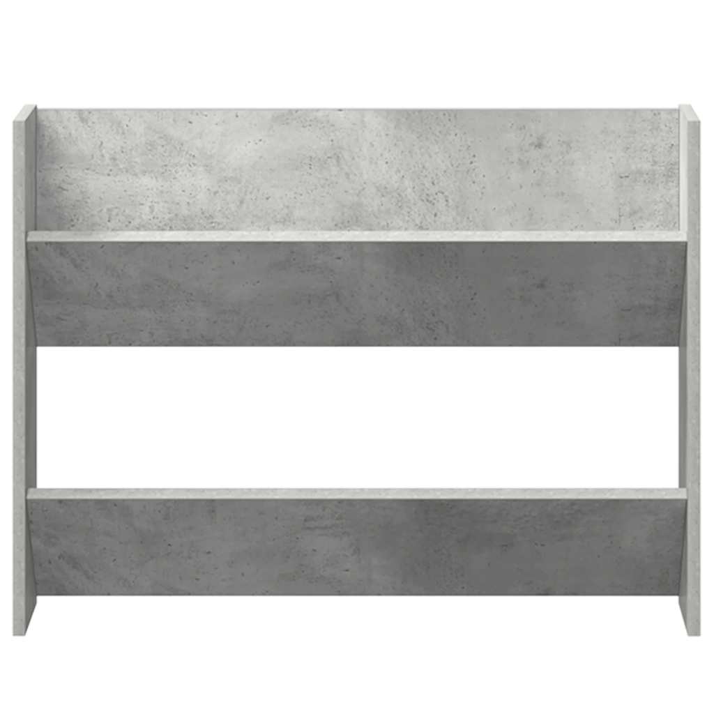 Wand-Schuhschränke 2 Stk. 80X18X Holzwerkstoff Betongrau