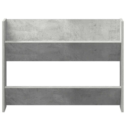 Wand-Schuhschränke 2 Stk. 80X18X Holzwerkstoff Betongrau
