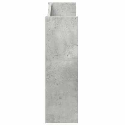 Wand-Schuhschränke 2 Stk. 80X18X Holzwerkstoff Betongrau