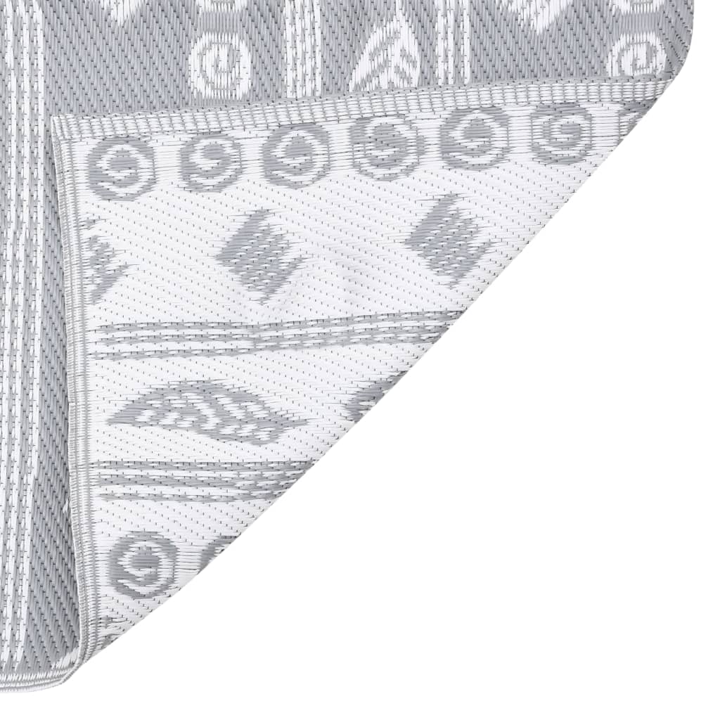 Outdoor-Teppich Arakil Grau Pp Graues Muster