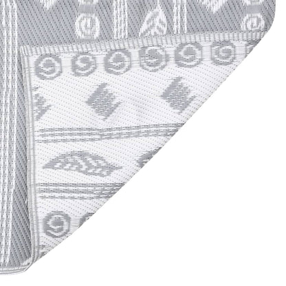 Outdoor-Teppich Arakil Grau Pp Graues Muster