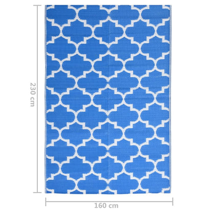 Outdoor-Teppich Arakil Pp Blau