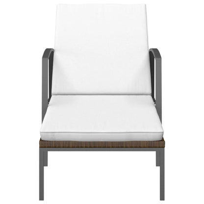 Sonnenliege Mit Auflage Poly Rattan