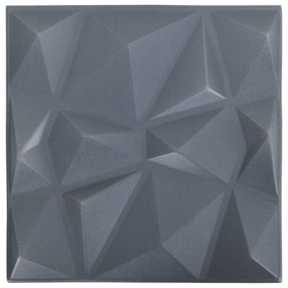 3D-Wandpaneele 48 Stk. 50X50 Cm 12 M²