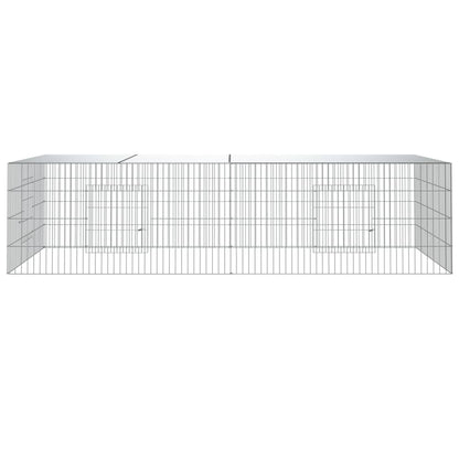 Kaninchenkäfig 2 Paneele Verzinktes Eisen