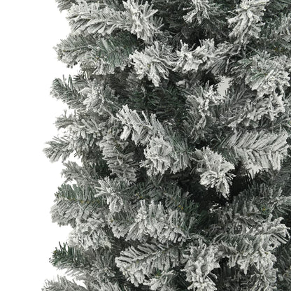 Weihnachtsgirlande Beschneit 240 Cm Weiß Und Grün