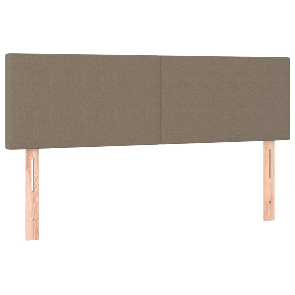 Boxspringbett Mit Matratze Stoff Taupe
