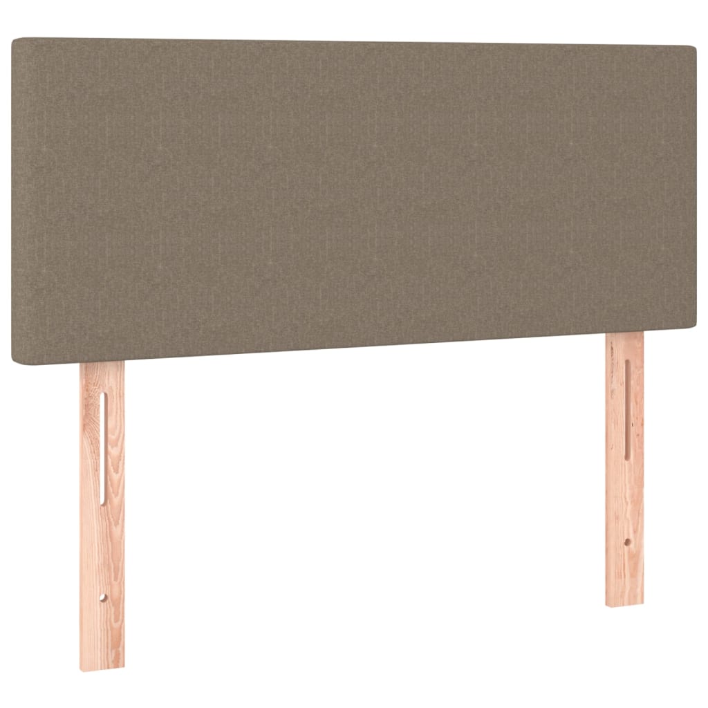 Boxspringbett Mit Matratze Stoff Taupe