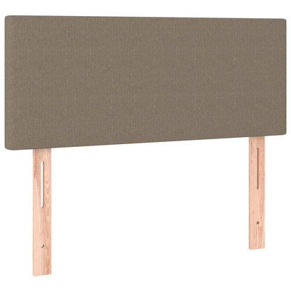 Boxspringbett Mit Matratze Stoff Taupe