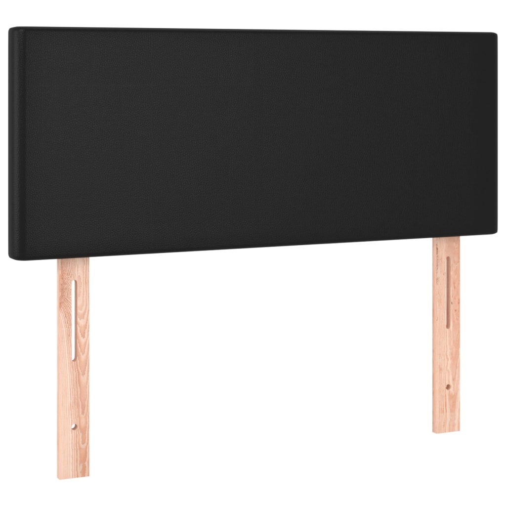 Boxspringbett Mit Matratze Kunstleder Schwarz