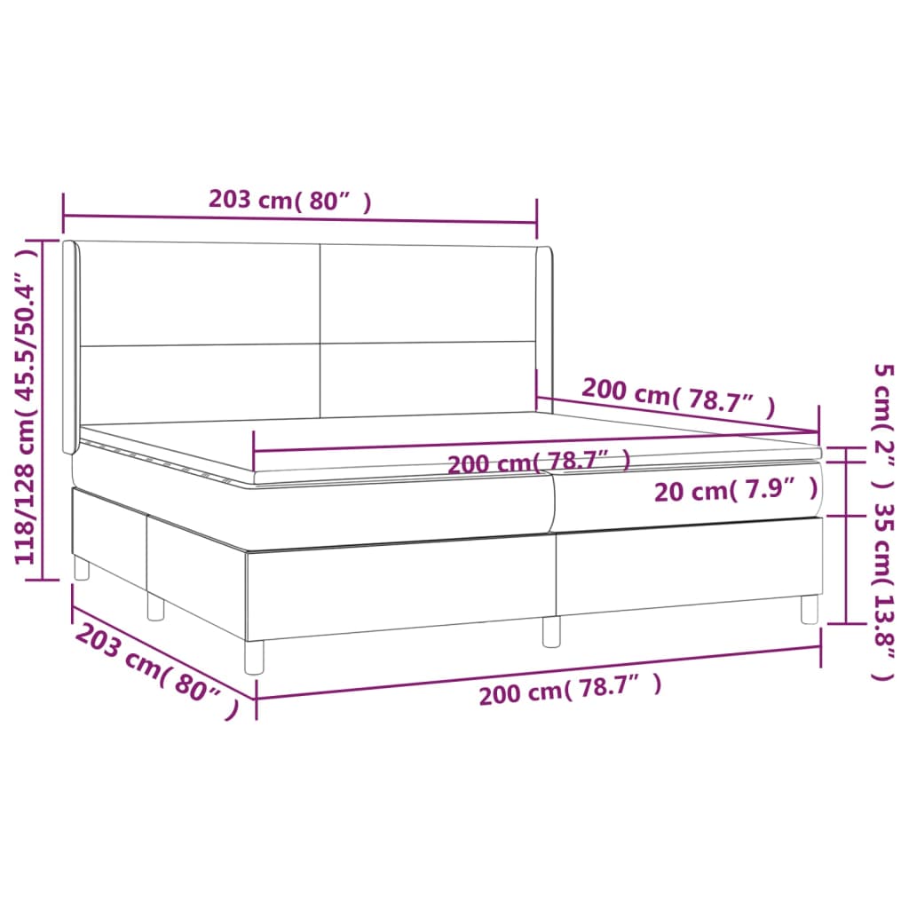 Boxspringbett Mit Matratze Stoff Grün