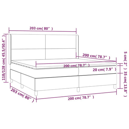 Boxspringbett Mit Matratze Stoff Grün